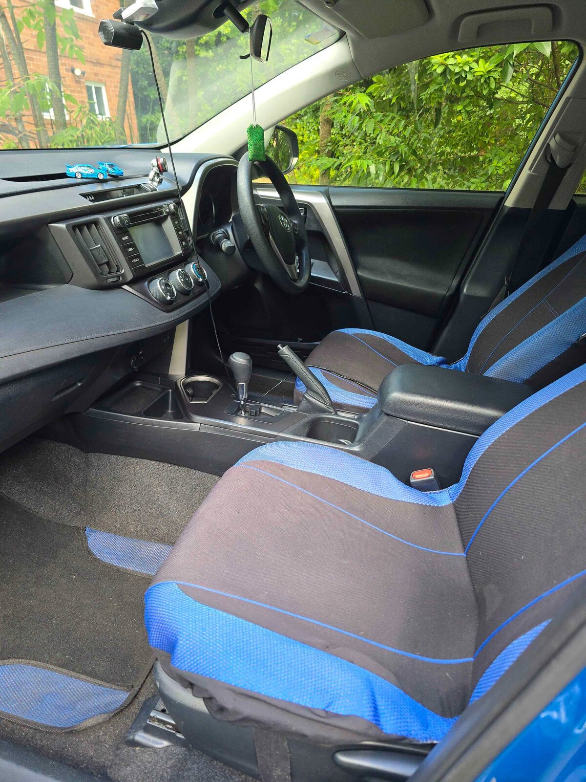 Car interior after cleaning — spotless seats and clean floors